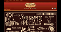 Desktop Screenshot of pioneerhouserestaurant.com
